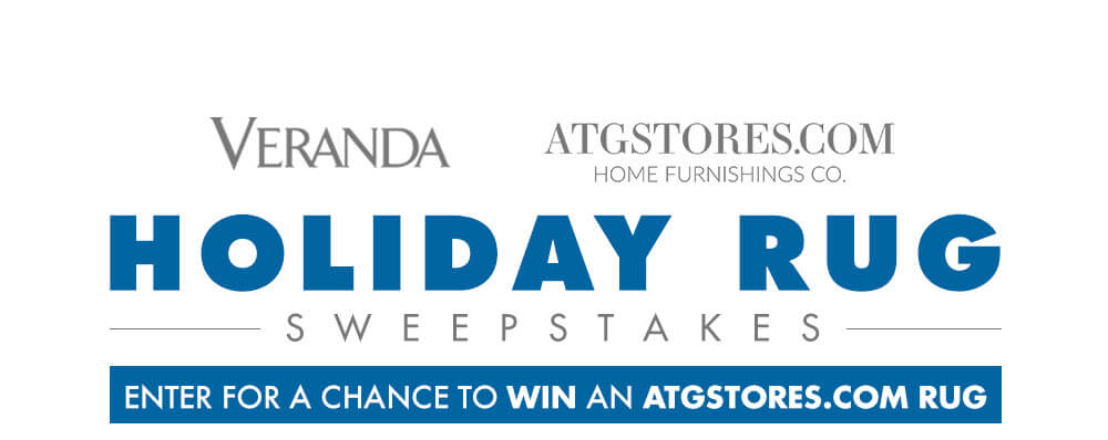 Veranda ATG Holiday Rug Sweepstakes (Veranda.com/ATG)