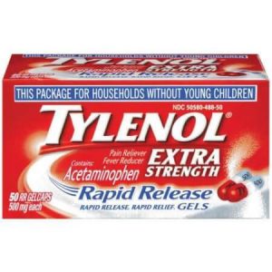TYLENOL EXTRA STRENGTH Rapid Release Gelcaps