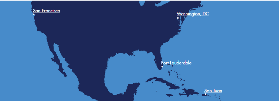 JetBlue Green City Map