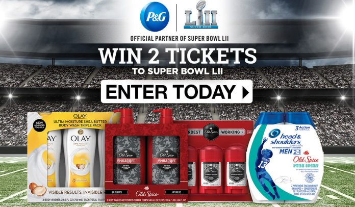 P&G Super Bowl Sweepstakes 2018 (PGFootballSweeps.com) P&G Super Bowl Sweepstakes 2018 (PGFootballSweeps.com)