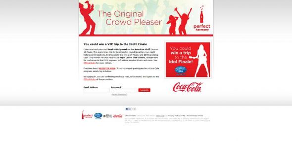 Coca-Cola Regal Crown Club/American Idol Sweepstakes Coca-Cola Regal Crown Club/American Idol Sweepstakes