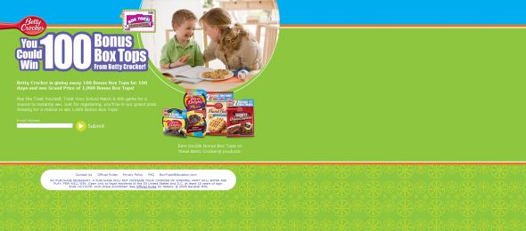 Betty Crocker 100 Days 100 Box Tops
