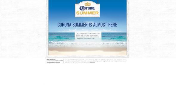 CoronaSummer.com – Corona Live It. Share It. Win It. Sweepstakes CoronaSummer.com – Corona Live It. Share It. Win It. Sweepstakes