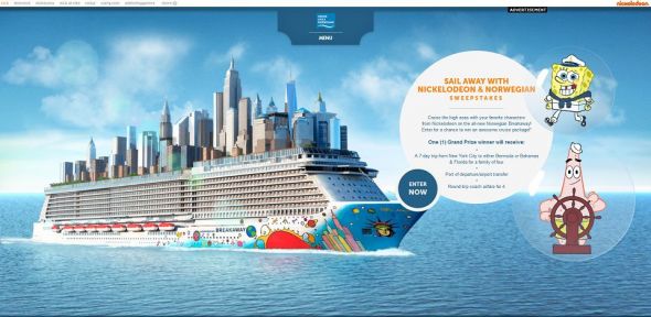 Sail Away With Nickelodeon And Norwegian Sweepstakes Sail Away With Nickelodeon And Norwegian Sweepstakes