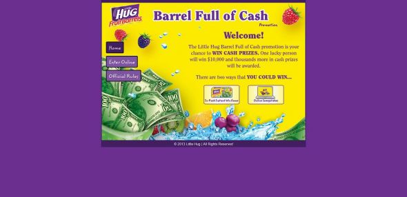 littlehugbarrelfullofcash.com – Little Hug Barrel Full of Cash Promotion littlehugbarrelfullofcash.com – Little Hug Barrel Full of Cash Promotion