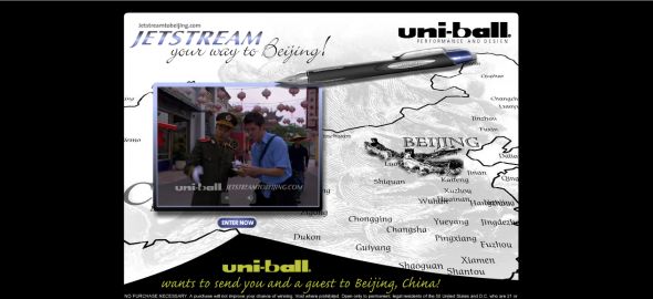 Uni-ball – Jetstream To Beijing Sweepstakes