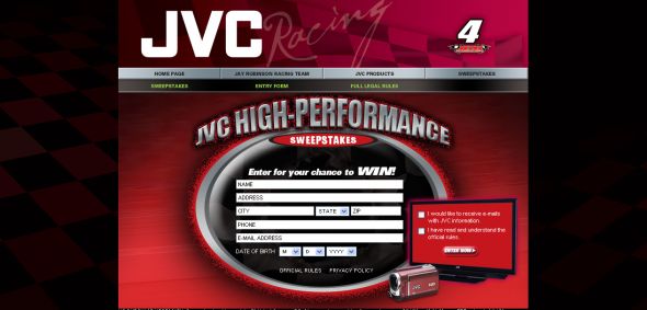JVC High Performance Sweepstakes