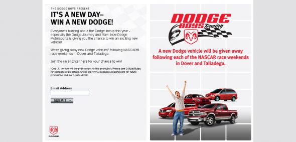 It’s a New Day, Win a New Dodge Sweepstakes