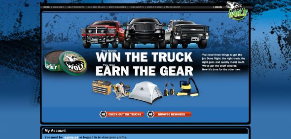 Timber Wolf – Win the Trucks Sweepstakes Timber Wolf – Win the Trucks Sweepstakes