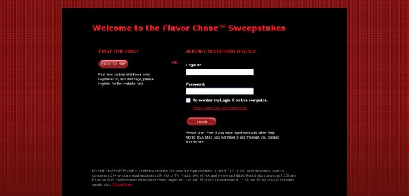 Flavor Chase Sweepstakes