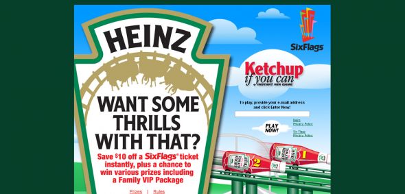 Heinz Ketchup if you Can Instant Win Game