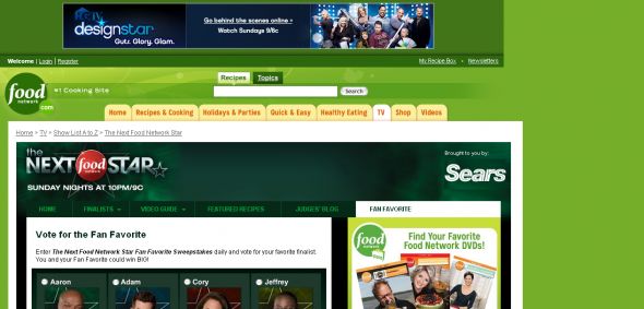 Next Food Network Star 4: Fan Favorite Sweepstakes