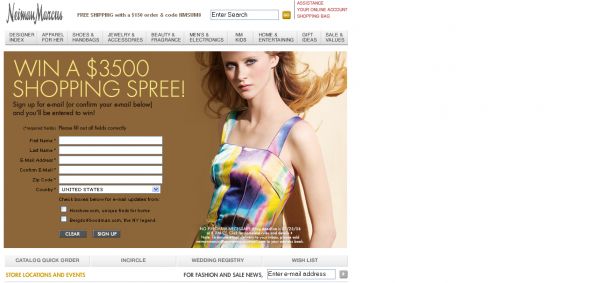 $3500 NeimanMarcus.com Shopping Spree