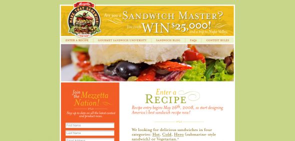 Mezzetta Make That Sandwich Contest