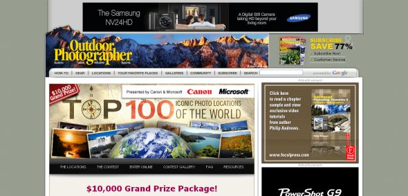 Outdoor Photographer Top 100 Photo Contest