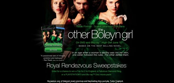 The Other Boleyn Girl – Royal Rendezvous Sweepstakes