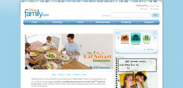 Disney Family.com – The Eat Smart Sweepstakes