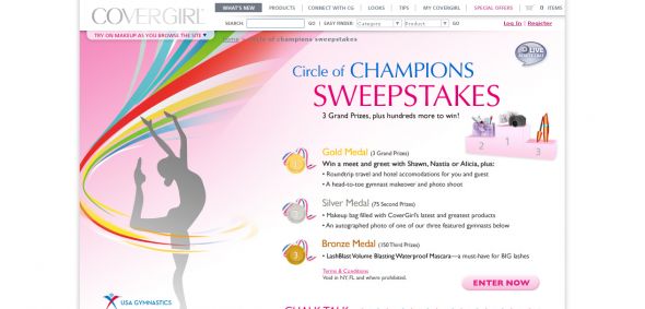 CoverGirl – Circle of Champions Sweepstakes