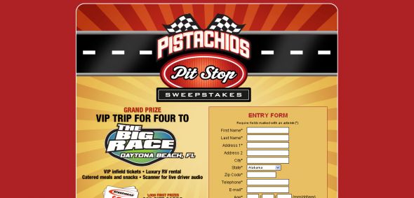 Paramount Farms – Pistachio Shoot for a Million Sweepstakes