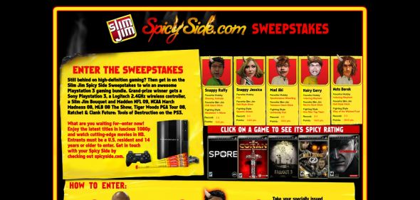 Slim Jim Spicy Side Sweepstakes