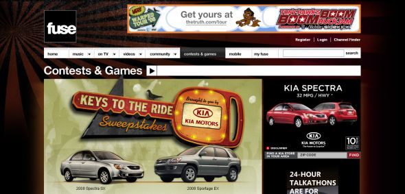 Fuse.tv – Kia Keys to the Ride Sweepstakes