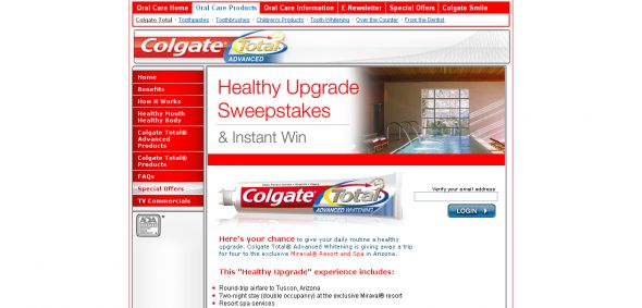 Living Right, Smiling Bright Healthy Upgrade Sweepstakes & Instant Win