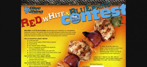Fox Sports Radio – Red, White and Blue Rhino Consumer Contest