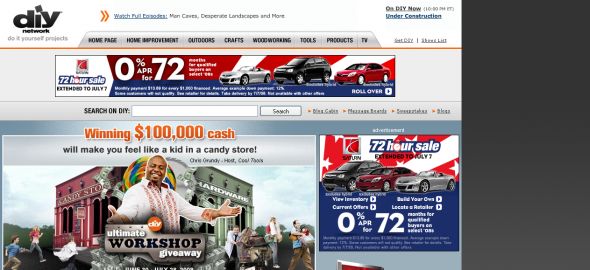 DIY Network – Ultimate Workshop Giveaway 2008