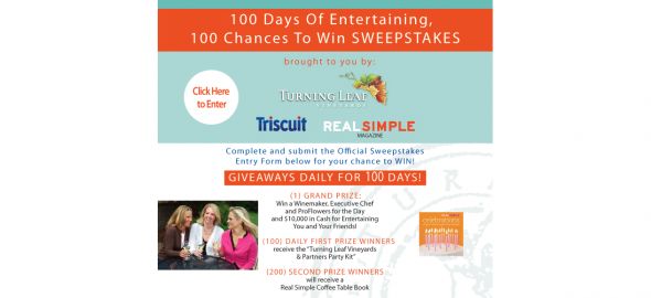 Turning Leaf – 100 Days Of Entertaining, 100 Chances to Win Sweepstakes