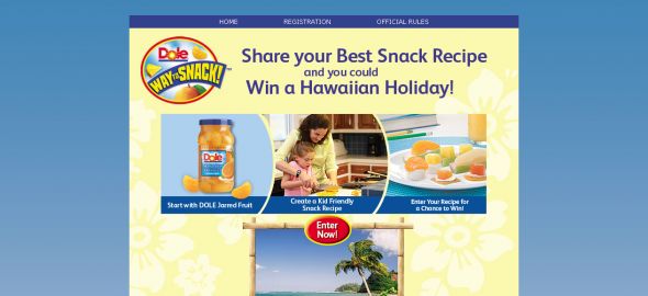 Dole – Way to Snack Recipe Contest