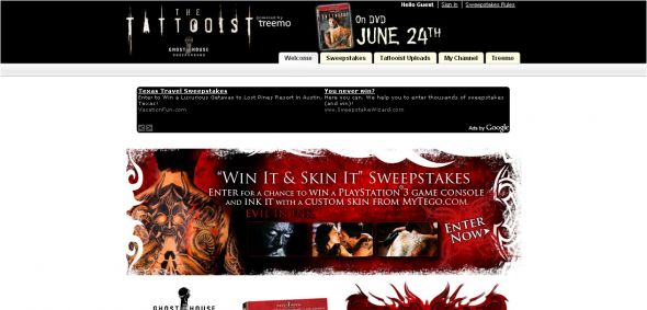 Sony Picture – The Win It and Skin It Sweepstakes