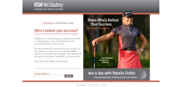 RSM McGladrey – Who’s Behind Your Success Contest