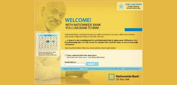 Nationwide Bank – Bank to Win