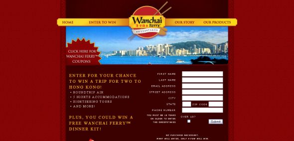 Wanchai Ferry Sweepstakes
