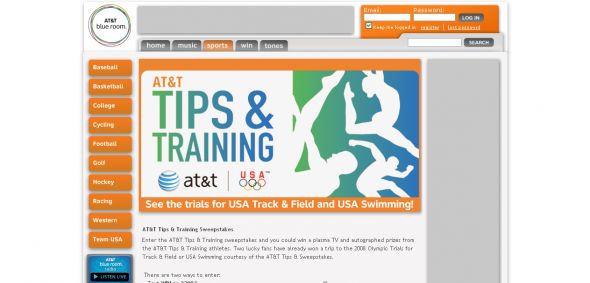 AT&T Tips & Training Sweepstakes