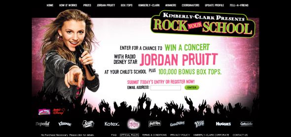 Kimberly-Clark – Rock Your School Sweepstakes