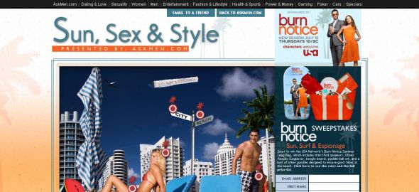 AskMen.com – Sun, Sex and Style Sweepstakes