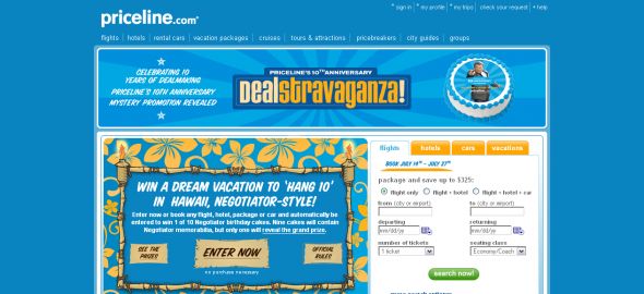Priceline.com – Win a Dream Vacation Hang 10 in Hawaii, Negotiator-Style!