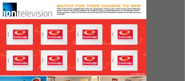Econo Lodge - Match For Your Chance to Win! Sweepstakes