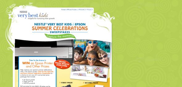 Nestlé Epson Summer Sweepstakes