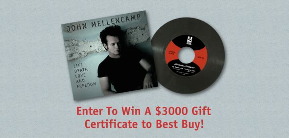 John Mellencamp – Life, Death, Love and Freedom – Gift Certificate to Best Buy