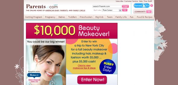 Parents.com – $10,000 Makeover Sweepstakes