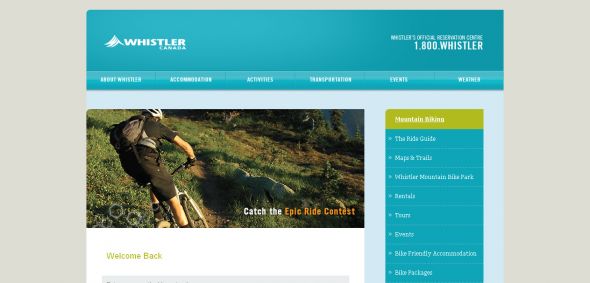 Whistler Catch the Epic Ride Mountain Bike Contest