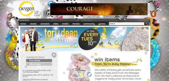 Tori’s Baby Shower Sweepstakes