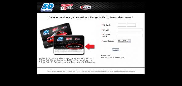 Richard Petty Motocross Sweepstakes