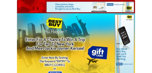 Best Buy – Meet 3-Time Gold Medalist Jackie Joyner-Kersee in NYC Sweepstakes