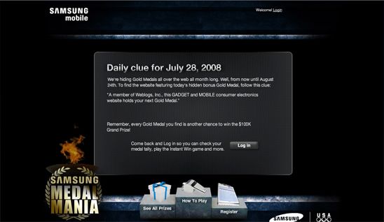 Samsung Medal Mania Sweepstakes