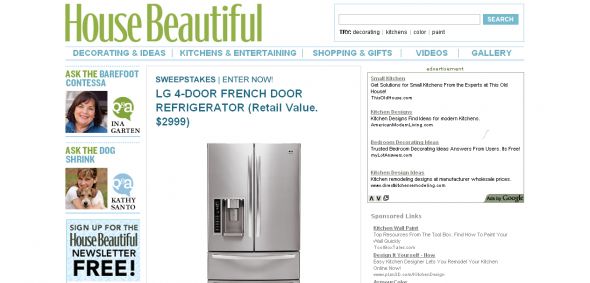 House Beautiful - The Upgrade to Beautiful Sweepstakes