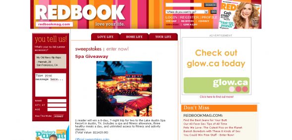 Lake Austin Spa Resort Giveaway Sweepstakes