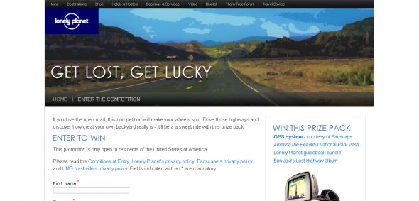 Lonely Planet – Backyard Adventures promotion